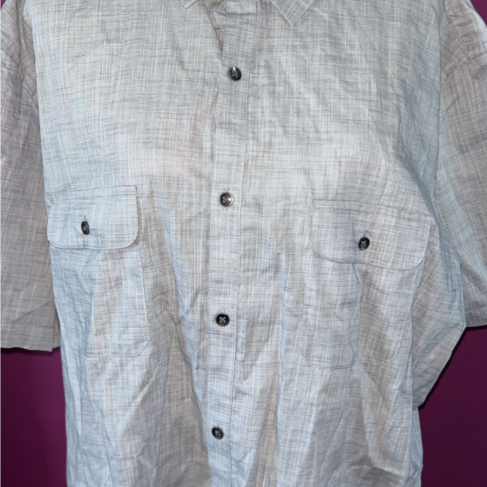 MENS Alfani Light Blue Casual Shirt - Picture 5 of 5